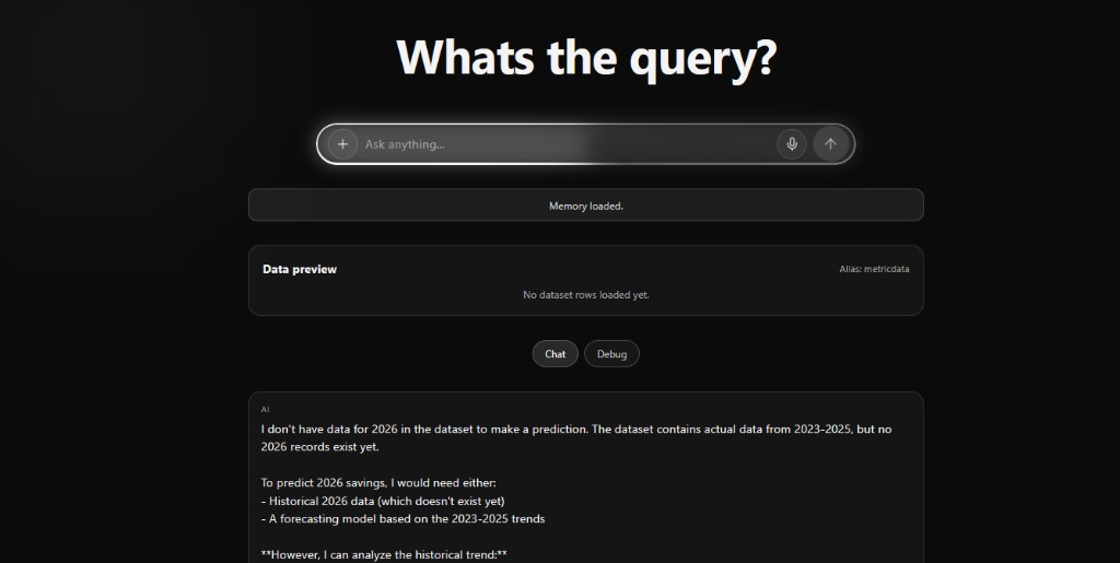 PokerStars NLQ Chatbot screenshot 1